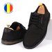 Pantofi din piele naturala Cod 640 negru